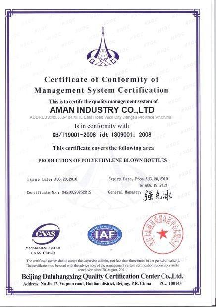  - AMAN MACHINERY CO.LTD