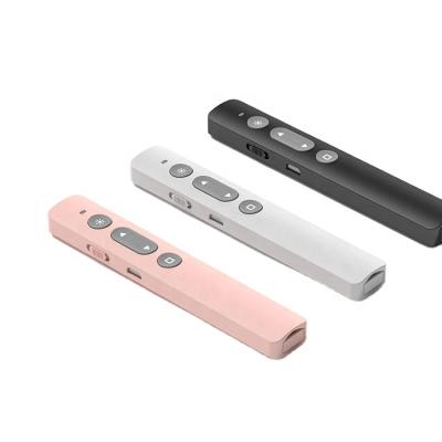 China Mobile Phone 2022 New W\Wholesale 2.4GHz USB Laser Wireless Presenter With PowerPoint PPT Presentation Remote Control Desktop for sale