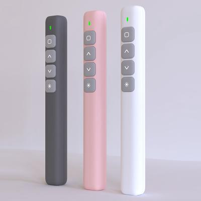 China PPT Paging USB 2.4Ghz Wireless Presentation PowerPoint PPT Laser Pointer Clicker Flip Laser Remote Control Pen for sale