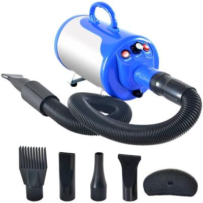 China 3.2HP Stepless Speed ​​Pet Hair Strength Dryer Dog Grooming Adjustable Fan With Heater for sale