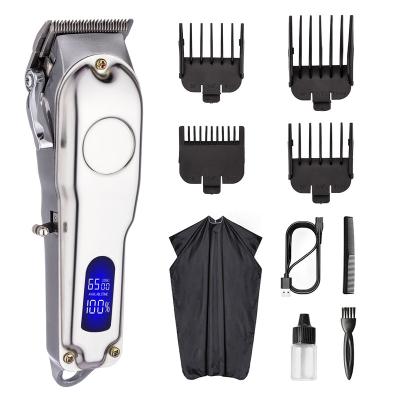 China 2020 Household Professional Metal Barber Use Hair Clipper Electric Rechargeable Hair Trimmer for sale