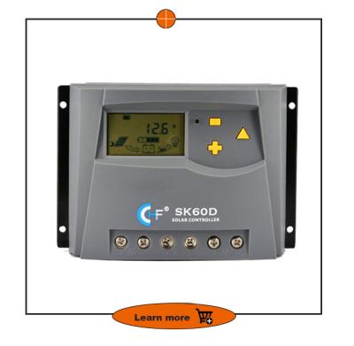 China Solar charger controller SK60D 60A 12V 24V 48V pwm charge controller for on grid solar system for sale