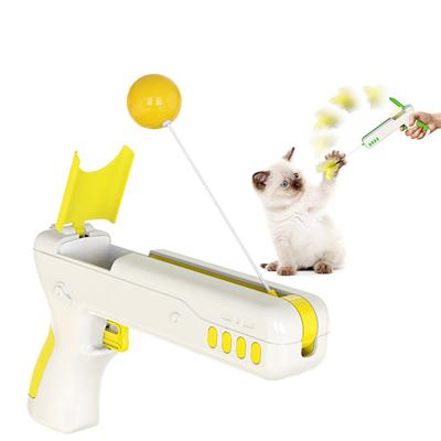 China Viable Hot Sale Private Label Interactive Cat Feather Wand With Feather Automatic Toys for sale