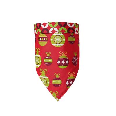 China 2021 New Design Viable Custom Christmas Pet Cute Collar Cotton Dog Bandana for sale