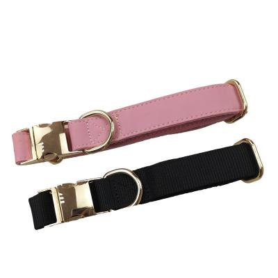 China Moq Logo Wholesale Adjustable Pet Cats Low Viable Custom Dogs Collar for sale