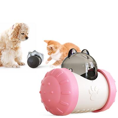 China Sustainable Automatic Smart Dispenser No-Toxic Leakage Dog Toy Feeder Pet Food for sale