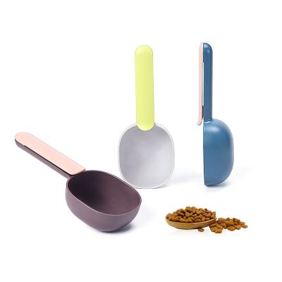 China Hand Feeling Pet Food Measuring Spoon Comfortable Multifunctional Comfortable Shovel Dog Feeding Spoon for sale