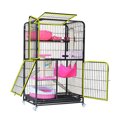 China Wholesale Custom Logo Extra Large Free Space Viable Cages For Cats for sale