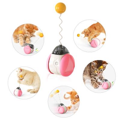 China Sustainable Musical Car Cat Toys With Birdsong Automatic Interactive Balance for sale