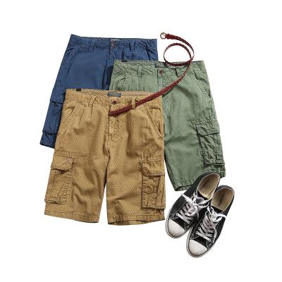 China Anti-wrinkle SA-D601 SABIN China factory high quality summer fashion cargo shorts cotton printing multi pockets mens casual hotselling shorts for sale