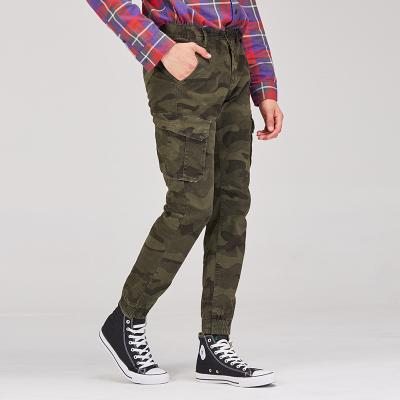 China Factory new OEM high quality casual fashion SA-D901A anti-pilling military garment dyed 6 pocket pants wholesale men's camouflage cargo pants for sale