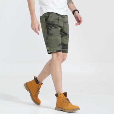 China Anti-Wrinkle Summer Wholesale Fashion High Quality Mens Twill Pants Camouflage Slim Fit Bermuda Shorts SA2201E for sale