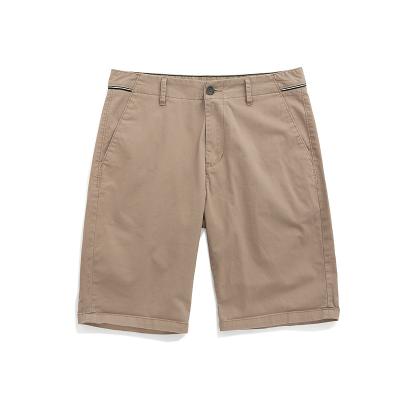 China New summer fashion cotton twill dropshipping Anti-wrinkle SABIN men khaki shorts Bermuda slim fit casual twill pants wholesale high quality for sale