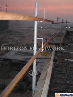 China Tubular Safety Scaffold Guard Rail Q235 Steel Tube 1.5m Height Prevent Falling for sale