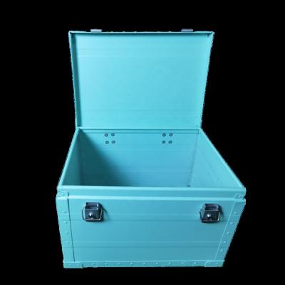 China Viable Outdoor Picnic Aluminum Storage Box For Food Storage Container Waterproof Box Hard Case For Pet Food Storage for sale