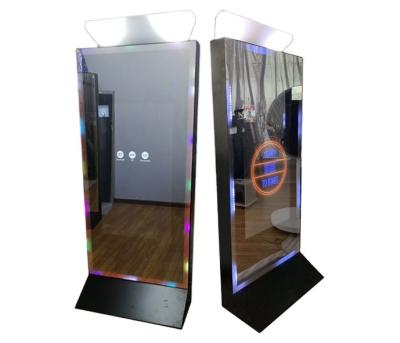 China Cheap Mirror Photo Booth Most Popular Self Selfie Photo Mirror Photo Booth Stand For Wedding Birthday Party for sale