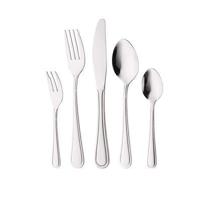 China Viable Cheap Wholesale Cutlery Set Stainless Steel Flatware Wedding Spoons and Fork Knife Serving Cutlery for sale