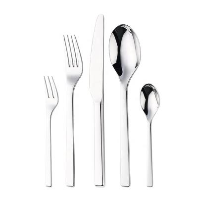 China Viable Flatware Knife Spoon Fork Bulk Set High Quality Cutlery Set Durable Stainless Steel Flatware for sale