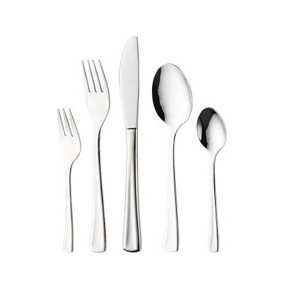 China Sustainable Dinner Cutlery Set Stainless Flatware Hotel High Quality Knife And Forks Spoon Cutlery Set for sale