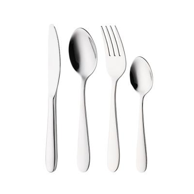 China Sustainable Kids Stainless Steel Cutlery Set Kids Flatware Set Kids Metal Silverware for sale