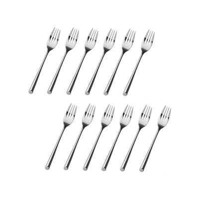 China Sustainable Marquee Table Forks Set Of 12 Pieces Dinner Metal Silver Fork Forks Stainless Steel for sale