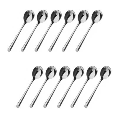 China 12 Piece Tea Spoons Durable Heavy Duty Capital 18/0 Stainless Steel Deluxe Set for sale