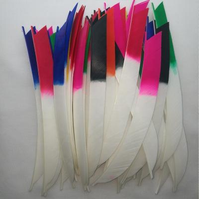 China Stick on Shaft Turkey Feather Right Arrow 17cm Fletching Arrow Accessories Archery Arrow Shaft for sale