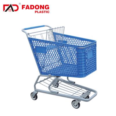 China Eco-friendly Can be printed Customized shopping plastic trolley cart of great quality for sale