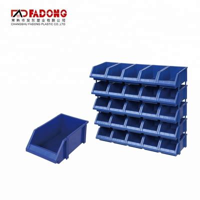 China Sustainable Warehouse back hanging storage boxes work bin plastic storage bins for sale