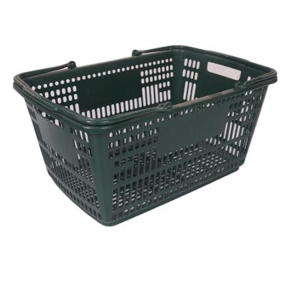 China 1) Supermarket 2)stores Hot Sale Plastic Hand-Held Grocery Retail Supermarket Shopping Basket For Sale for sale