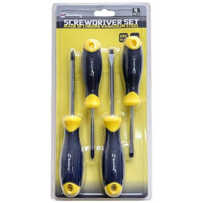 China 4 Pcs Plastic Top Selling Conventional Screwdriver Set For Daily Use for sale