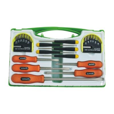 China Polypropylene Quality Supplier 24 Pcs CR-V Magnetic Screwdriver Set for sale