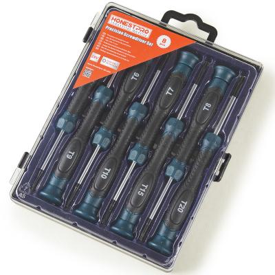 China CR-V 8 Pcs Precision Plastic Top Selling Screwdriver Set For Watches for sale