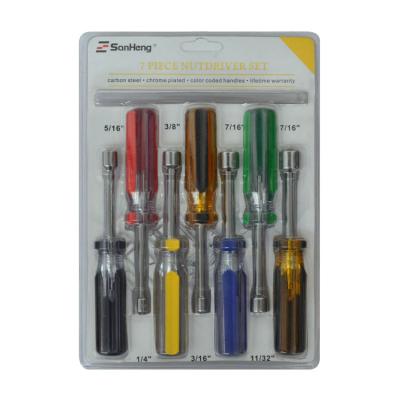 China Plastic 7 Set Pcs Colorful Magnetic Socket Wrench for sale