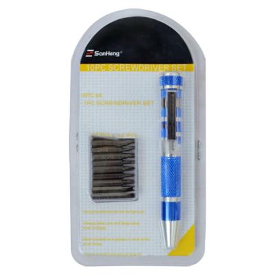 China Polypropylene Repair Tool Kit 10 in 1 Screwdriver Set for sale