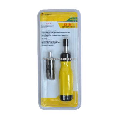 China Chinese manufacturers 13 of polypropylene in 1 special set of screwdrivers for sale