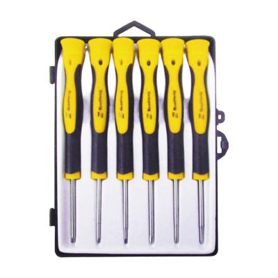 China Polypropylene 6 Pcs Precision Screwdriver Set Magnetic Screwdriver Tool Kit for sale