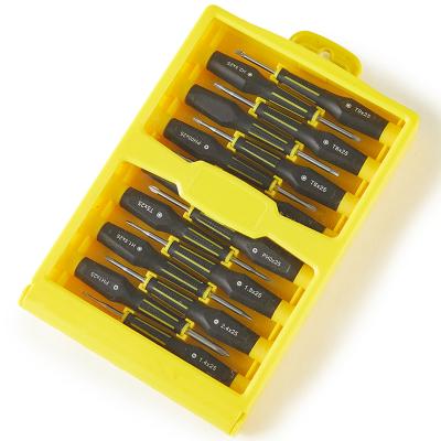 China Plastic New Arrival 15 Pcs Clocks And Eyes Screwdriver Set for sale