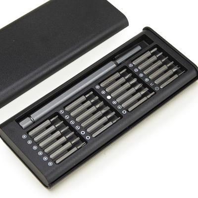 China Plastic Hot Selling Electric Phone Repair Pocket 24 Pcs Precision Screwdriver Set for sale