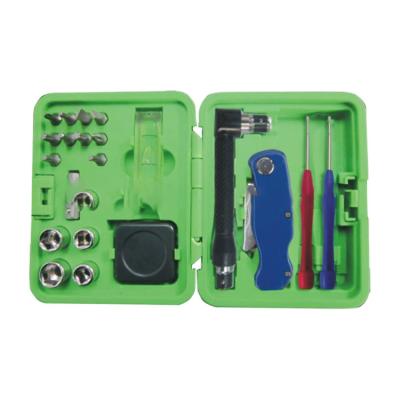 China Polypropylene 21 Pcs Combination Multifunctional Tool Kit for sale