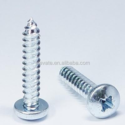 China C-1022 Steel Thread Tapping Screw DIN 7981 Pan Head Pozi Drive Type-ab for sale