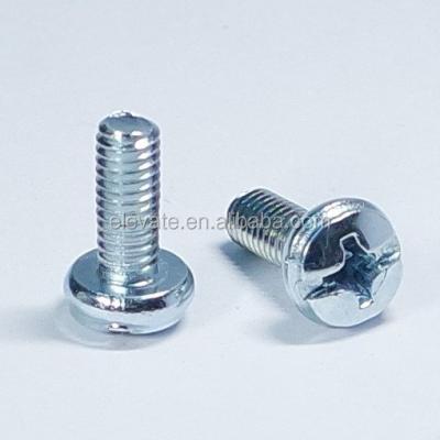 China C-1008/1010 Steel DIN 7985 Phillip Pan Head/Drive Slotted Machine Screw for sale