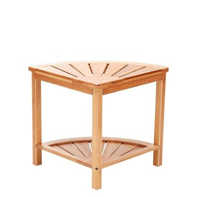 China Eco-friendly Bamboo Shower Commode Chair Bathroom Chair Shower Chair For Shower for sale