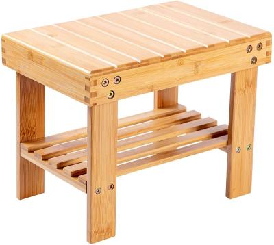 China Sustainable Eco-friendly Bamboo Shoe Bench Chair Dining Chairs Sets Sofa Stool Bedroom Storage Bench for sale