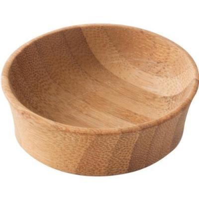 China Round Calabash Serving / Bamboo Wooden Salad Bowl Eco - Friendly Sustainable for sale