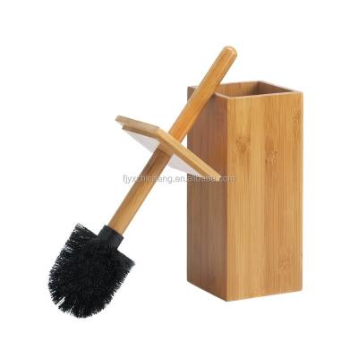 China Hotsale Sustainable Cheap Bamboo Toilet Brush For Bathroom Bamboo Accessories Durable And Easy Clean for sale