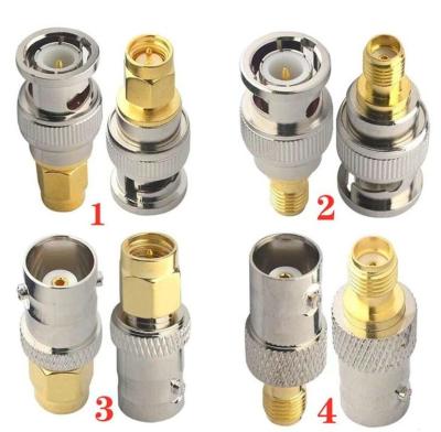 China Jack Nickel Plating RF Connector , SMA Straight Connector BNC BNC Plug Male for sale