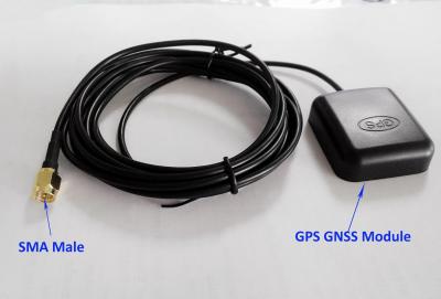 China RHCP GNSS Receiver 28dBi GLONASS L1 Adhesive Magnetic Antenna for sale