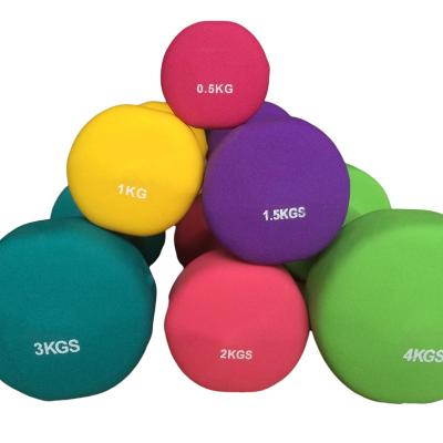 China Dumbell Set Weight Lifting Device Factory Supply Neoprene Dumbbell Grip Weights for sale