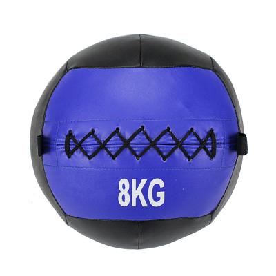 China Hot Selling PU Leather Soft Durable PU Medicine Ball For Weight Training for sale